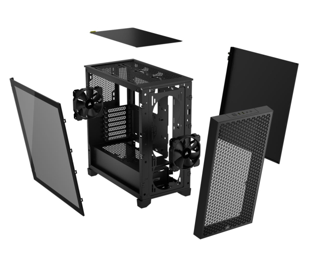 CORSAIR 3000D Airflow TG Mid-Tower Czarna CC-9011251-WW - 1150136 - zdjęcie 5